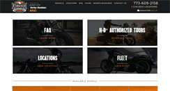 Desktop Screenshot of chicagomotorcyclerental.com